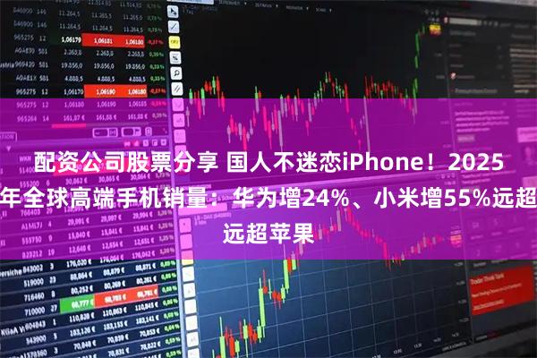 配资公司股票分享 国人不迷恋iPhone！2025上半年全球高端手机销量：华为增24%、小米增55%远超苹果