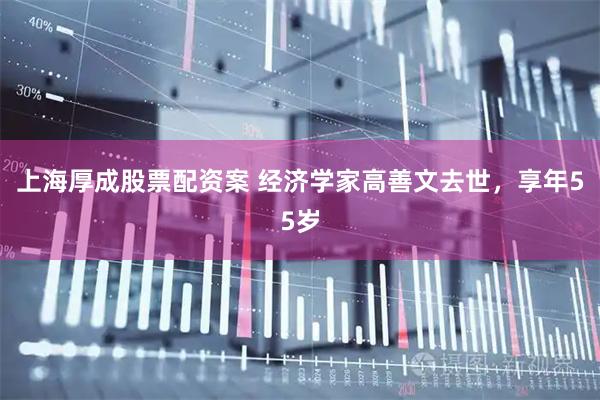 上海厚成股票配资案 经济学家高善文去世，享年55岁